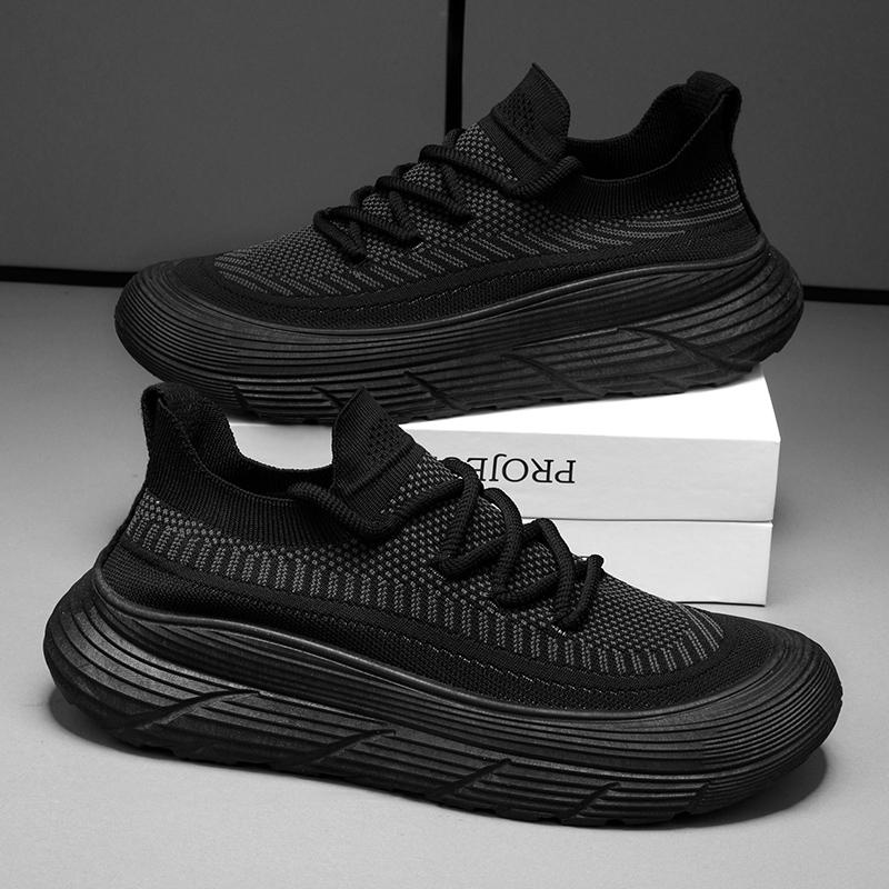

2024 Summer Men s Sneakers High Quality Thick Sole Men Casual Sneakers Mesh Walk Breathable Basic Comfortable Running Shoes Man 43