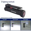 Lampe de travail - LED - 800Lm - Rechargeable - 5 modes - Base magnétique