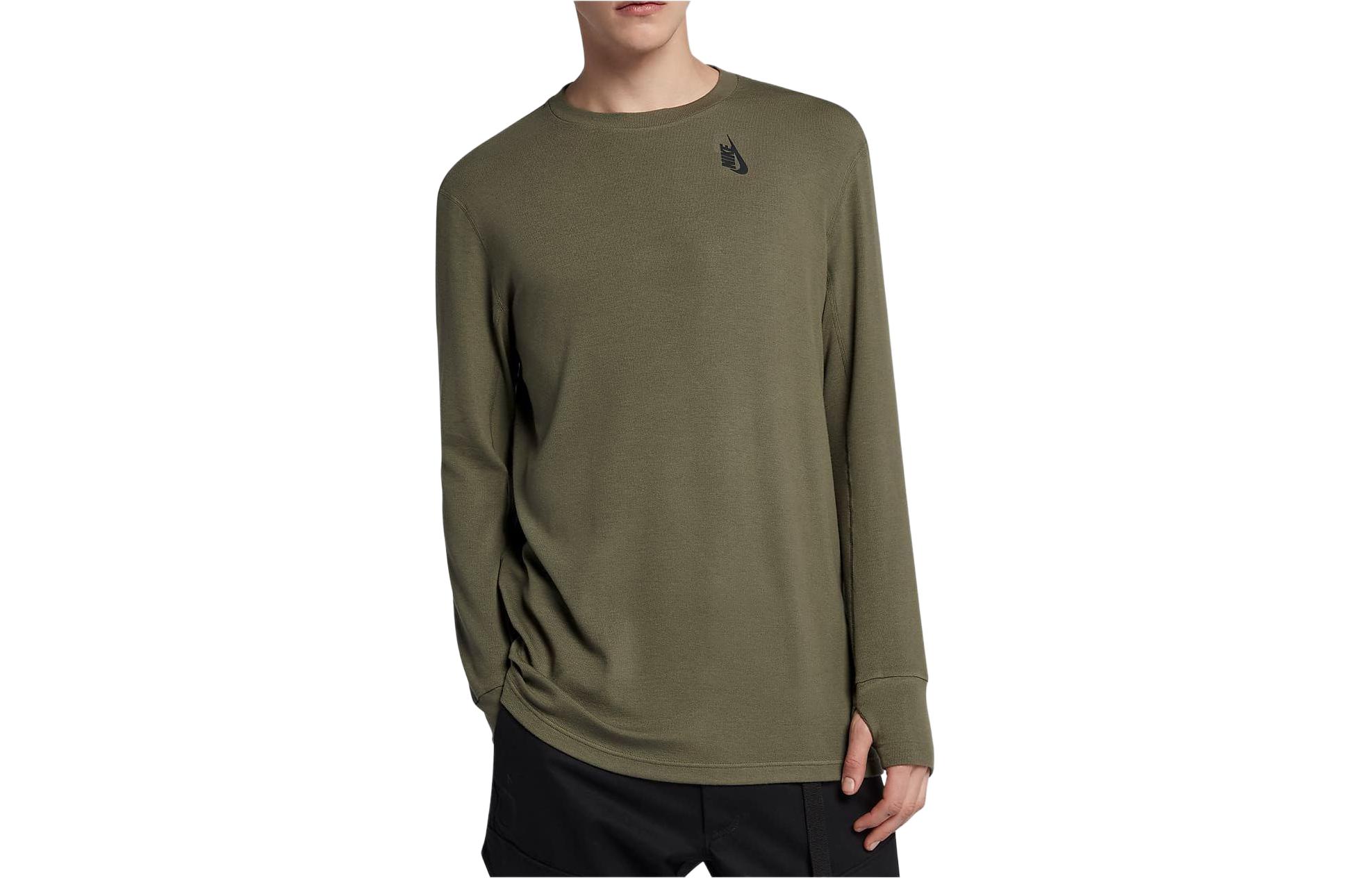 Nike T Shirt Men s Medium Olive Green AA1547-222 XS