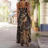 Women's Slip Dress Maxi Long Dress Splicing Leopard Print Stitching Print Dress Spring & Summer Leisure Vacation