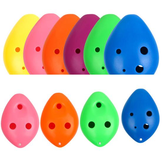 Professional 6 Holes Plastic Treble C Ocarina Flute Kids Musical Instrument