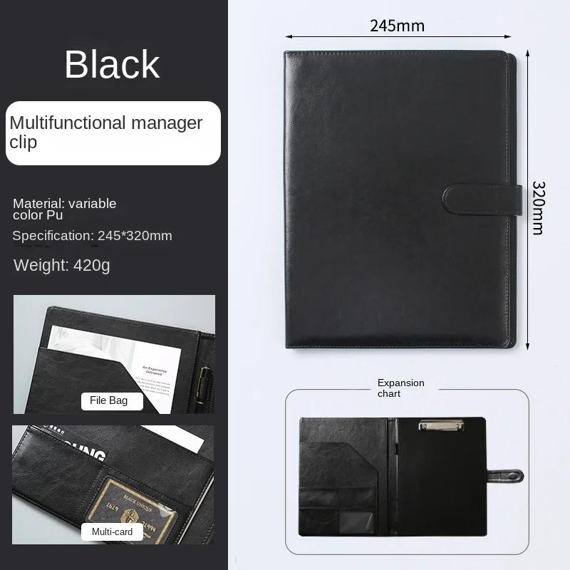 

Кожаная папка-планшет формата А4 Padfolio, папка-регистратор для деловых резюме, органайзер для документов на собеседовании и конференциях