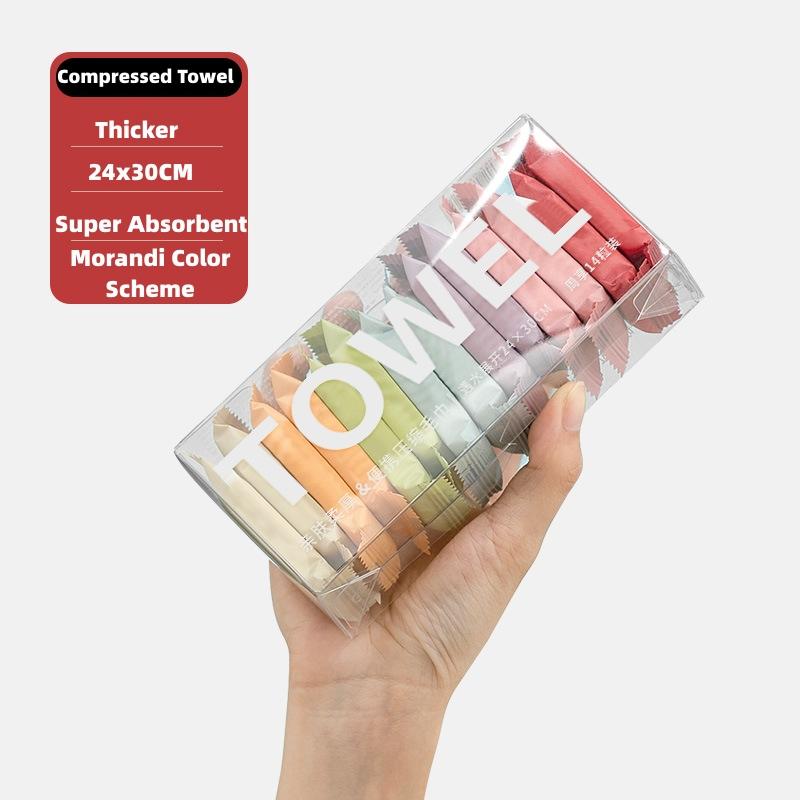 Compressed Towel Individual PackagingTravel Disposable Face Towel Cleaning Quick Drying Towel Pure Cotton Non-Woven Fabric Wipes Makeup Towel