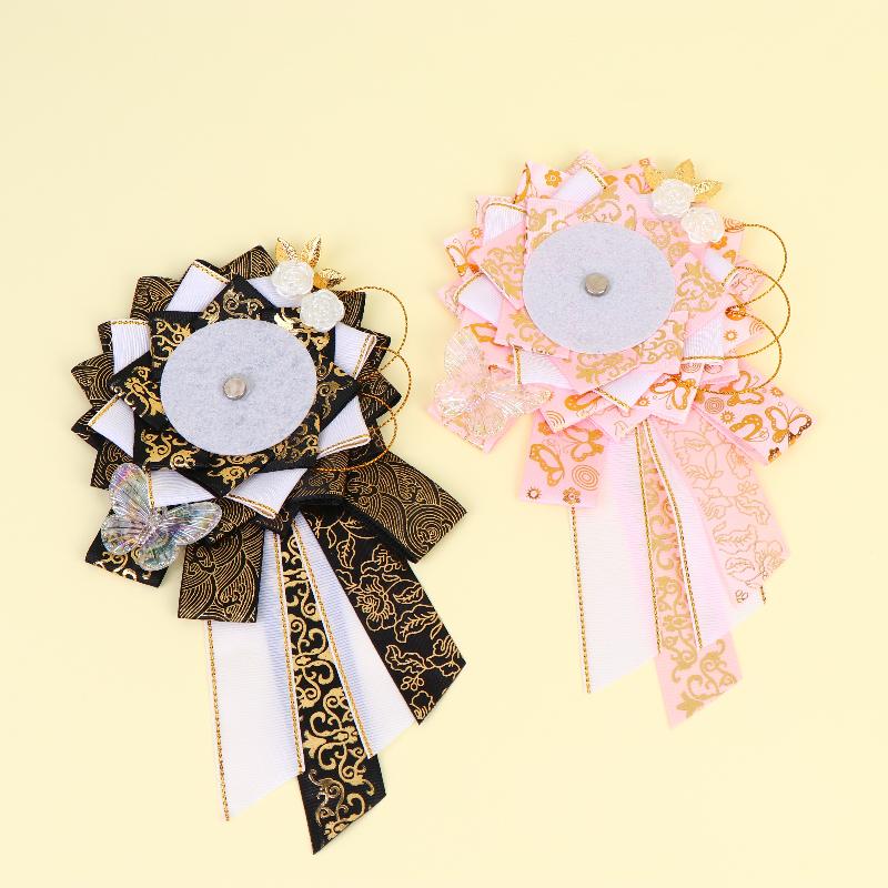 Cute Lolita Badge Display Holder Handmade Anime Clear Acrylic Case for Ita Bag Rosette Pin Collection