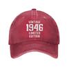 Vintage  Limited Edition Baseball Cap Distressed Denim Washed Style Unisex Adult Outdoor Sports Cap