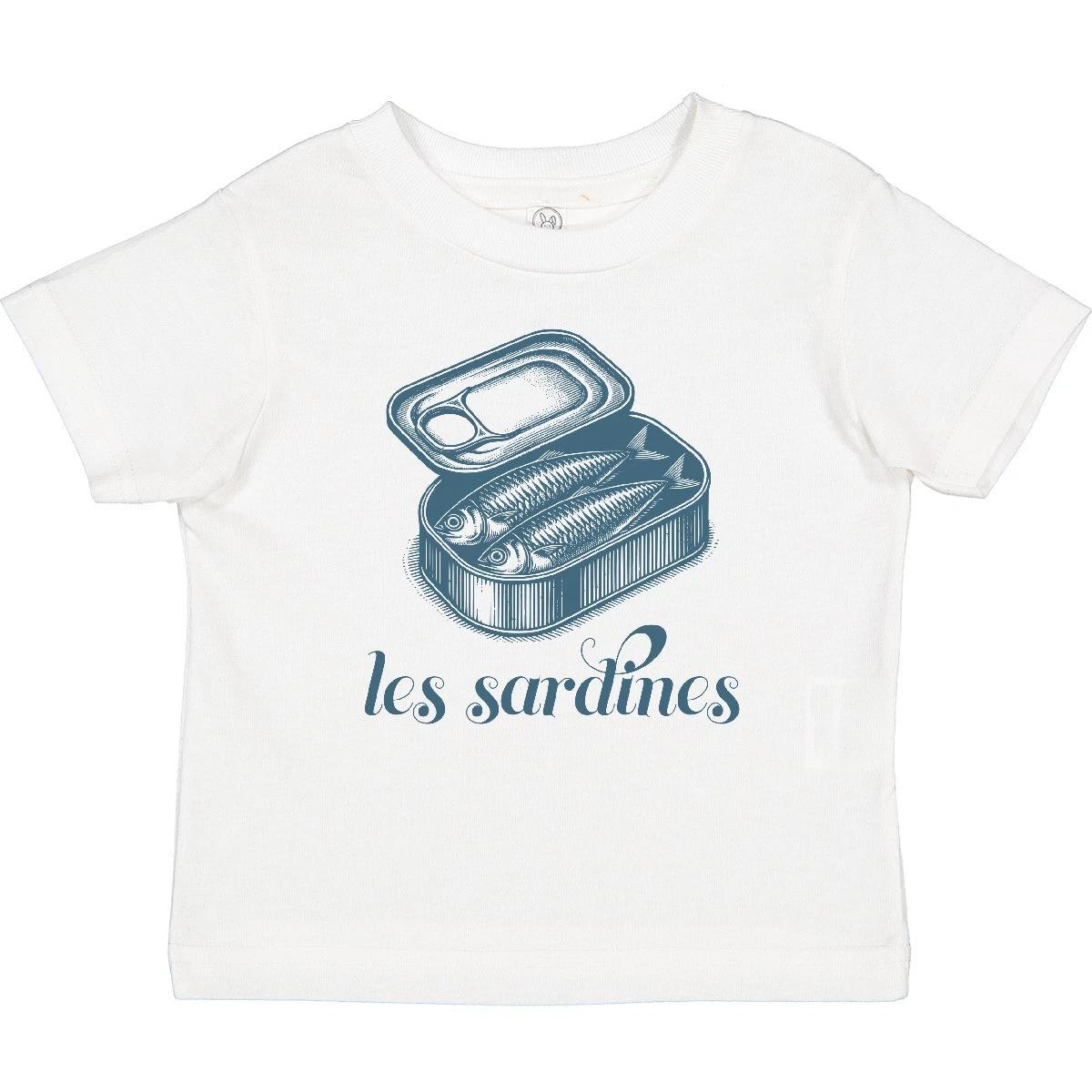Inktastic Les Sardines Maritime Fish Baby T-Shirt Coastal Fishing Lover Beach 140