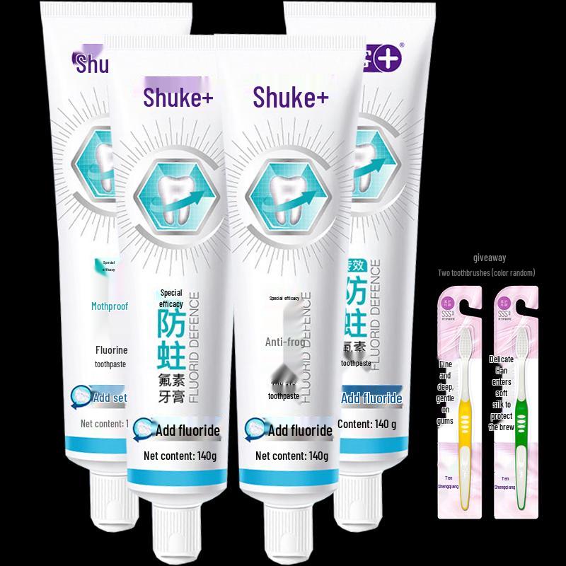 Shuke Anti-Cavity Fluoride Toothpaste Set