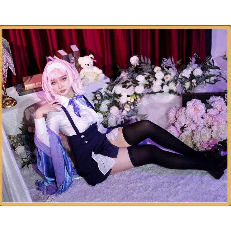  Impact 3rd Elysia Women Cosplay Costume Cos Game Anime Party Uniform Hallowen Play Role Clothes Clothing
