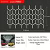 Hexagonal Waterproof LED Honeycomb Lamp for Gyms, Barbershops, and Car Washes.