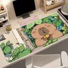 Mouse Pad Gaming Mousepad Gamer Keyboard Pads Office Laptop Capybara Cartoon Extended Desk Mats NonSlip Rubber Home Table Mat