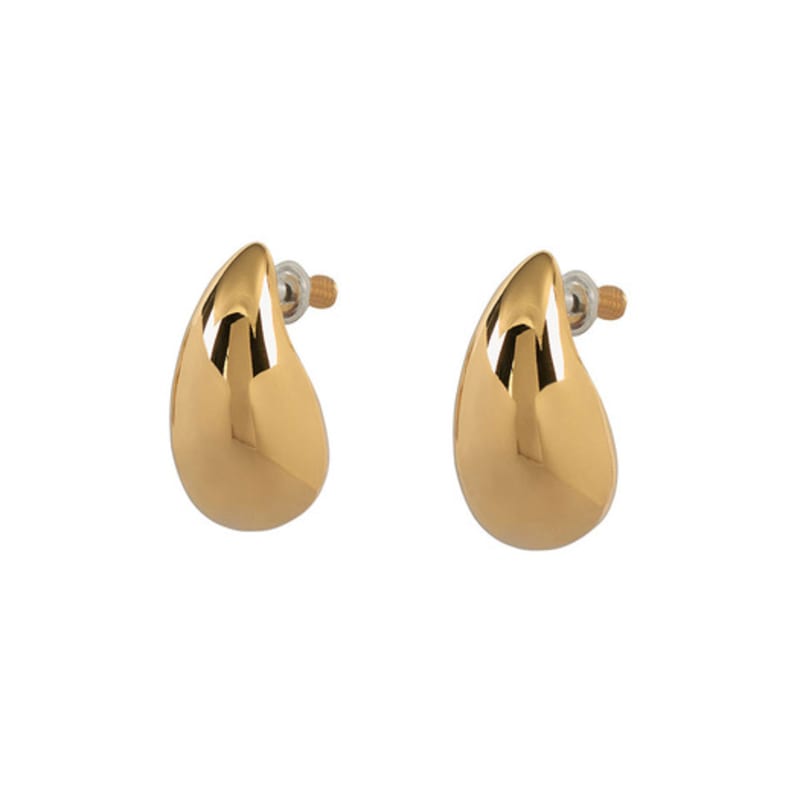 viollina Graceful Teardrop Earrings_Gold