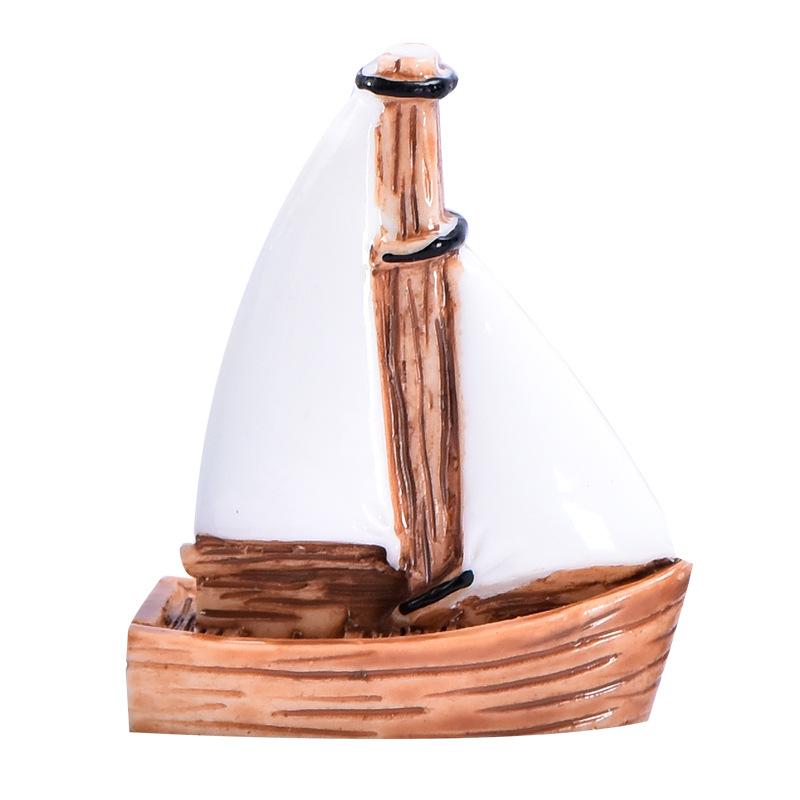 Micro-landscape Design Surfboard Sailboat Sea Shell Seabird Accessories OceanBeach and Seaside Small Ornaments
