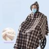 Couverture Thermique Semi-Pack pour Fauteuil Roulant Épaisse Grande Taille Tissu Double Couche Avec Capuche Chaleur Épaules Taille Pour Soins aux Personnes Âgées