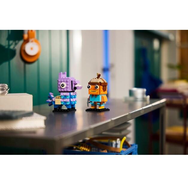 Конструктор LEGO BrickHeadz 40881 Лама-снабженец и Рыбный щекастик