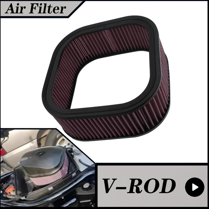 

For Harley V Rod VRSCA V-Rod VRSCAW VRSCB VRSCD Night Rod VRSCDX VRSCD Air Cleaner Replacement 2002-2013 Motorcycles Air Filter