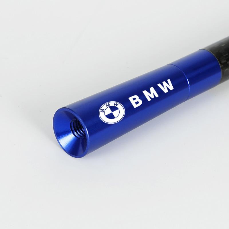 12cm Carbon Fiber Car Radio Antenna For BMW F20 F40 F30 F34 F22 F44 F32 F36 F07 F10 E90 Accessories Interior Sticker TX-BMW-RED