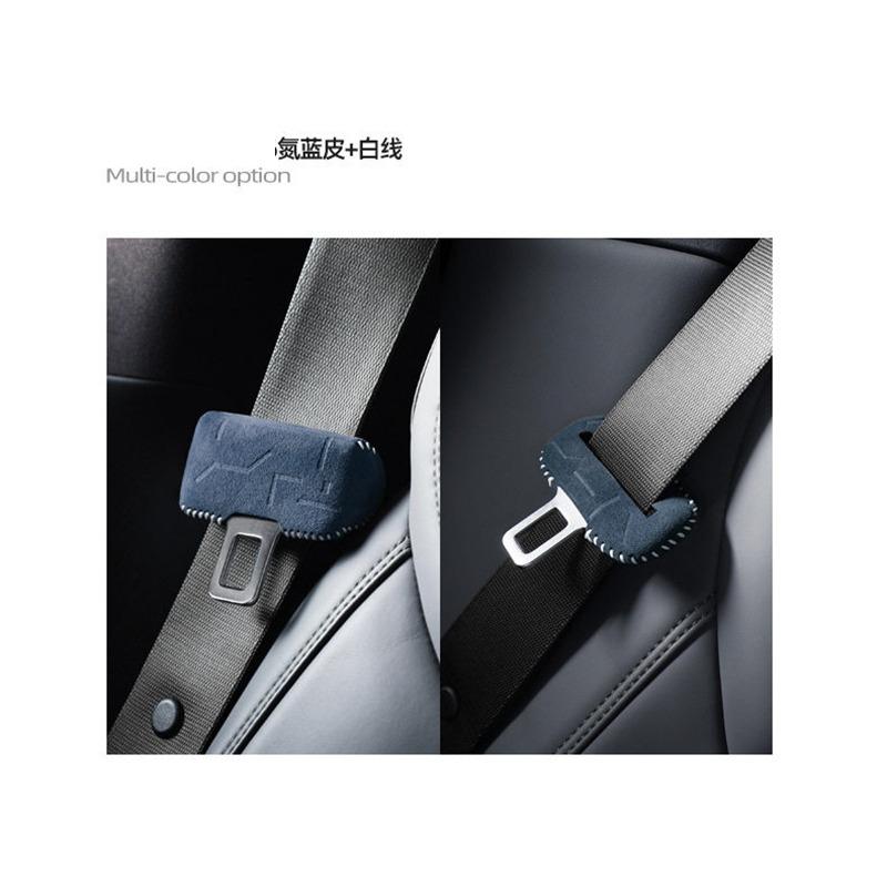 For ZEEKR 001 007 009 ZEEKR X 7X 9X Car Seat Belt Buckle Protective Cover Safety Belt Collision Prevention Car Modification