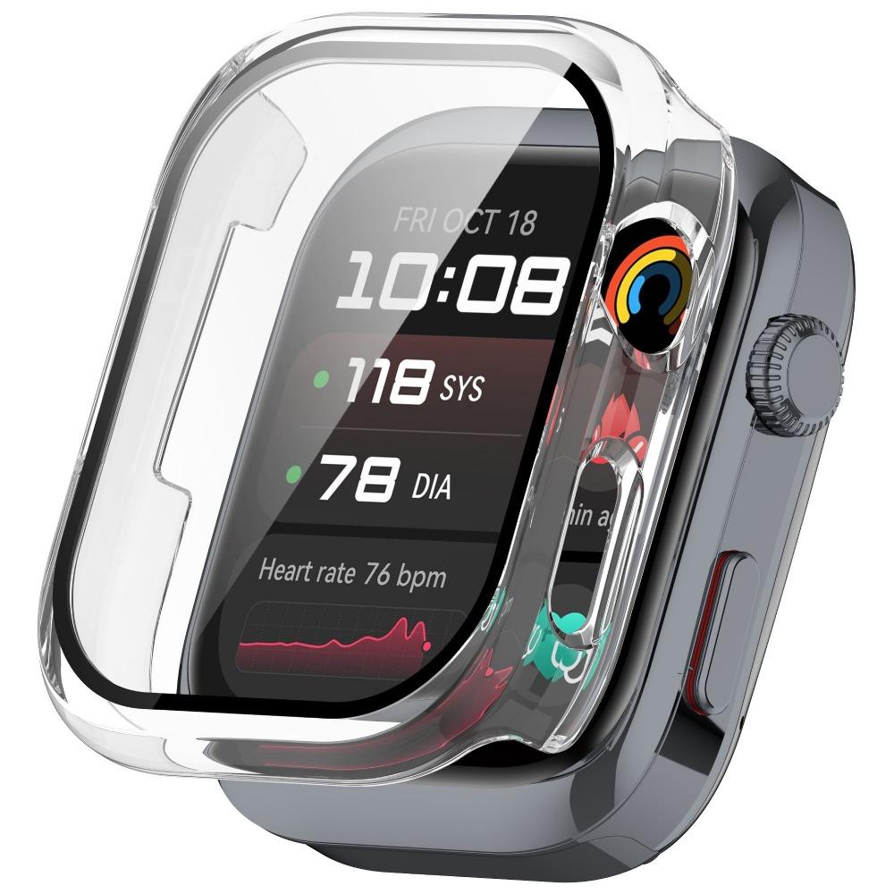 Funda de cristal templado y policarbonato para Huawei Watch D2. Protector de pantalla antiarañazos. Funda protectora para accesorios de Huawei Watch D2.
