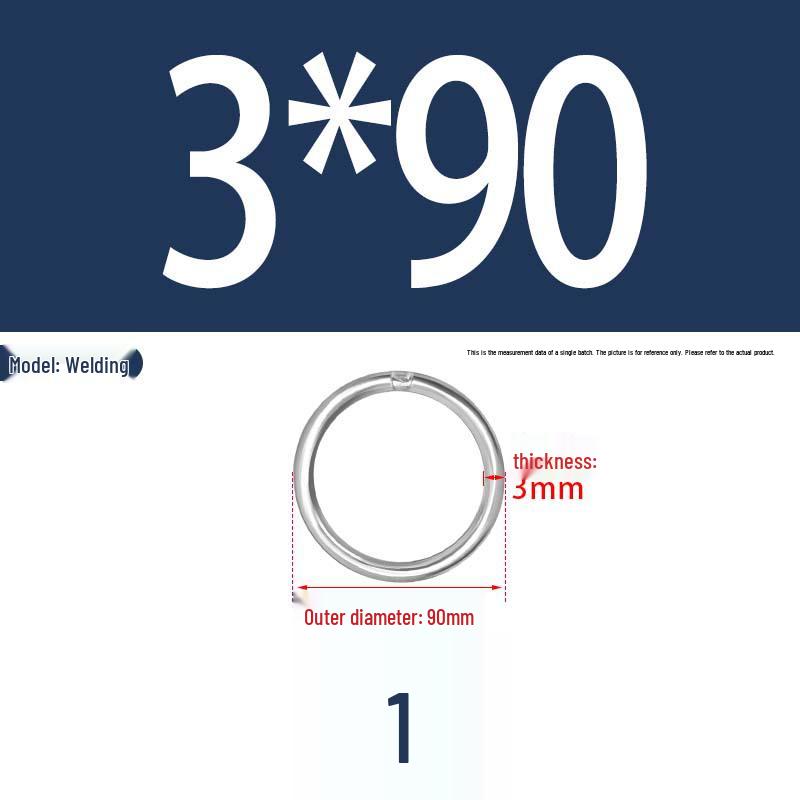 304 Stainless Steel Seamless O-Ring for Lifting and Hammock Yoga Connection