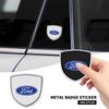 Focus Chaud Pour Ford Nouveau Bouclier Métallique Autocollant Coffre Voiture Fenêtre Latérale Emblème Insigne Décoratif Autocollant Pour Ford B-Max cmax smax KA st l