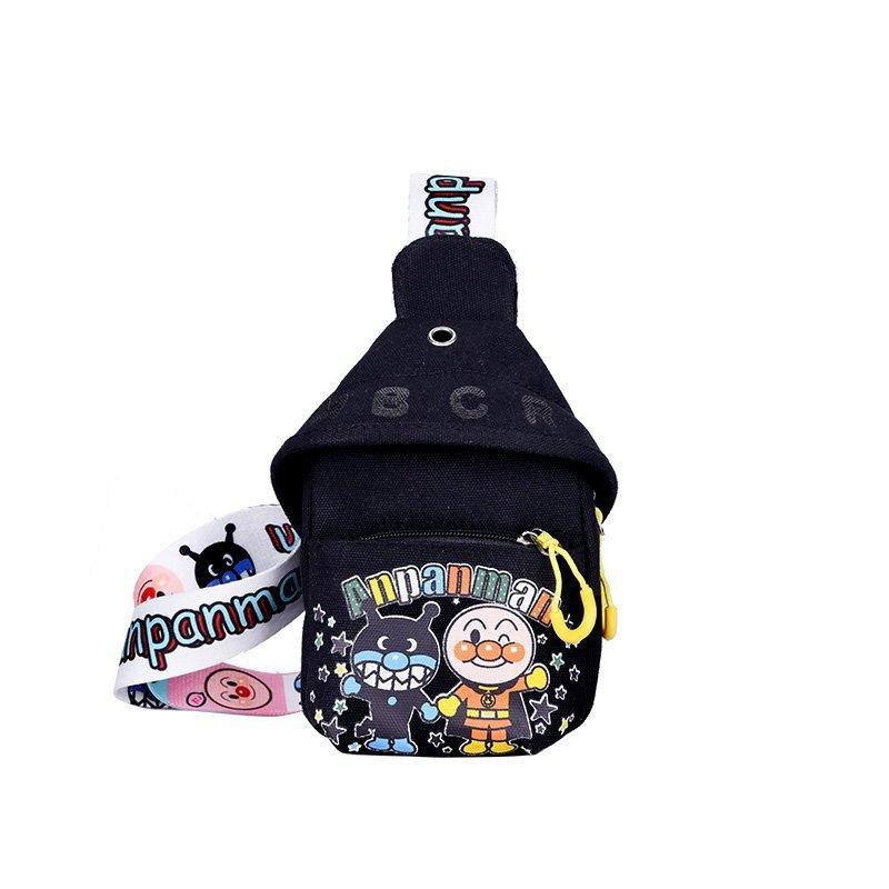 Canvas Small Bag 2025 Summer New Trendy Fashion Cartoon One Shoulder Diagonal Span Chest Bag Student Bag