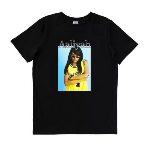 Vintage Aaliyah Weariung Michigan Wolverines Fab 5 T shirt.webp Unisex T-Shirt XXXXL