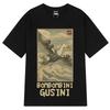 Bombombini Gusini Brainrot T-Shirt Funny Ukiyo-E Japanese Art Italian Brainrot Meme T Shirt Cotton Unisex Harajuku T-Shirts Tops
