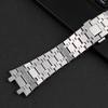 21mm 26mm 904 Solid Stainless Steel Watchband For AP 15400 15703 AP ROYAL OAK Audemars Piguet Royal Oak Watch Strap Men Bracelet