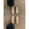 Retro gentle bow ladyshoes shallow mouth inner height increase grandma shoes spring and summer single shoes fairy shoes