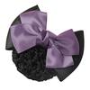 Women Pro Bow Barrette Hair Clip Cover Bowknot Bun Snood Hairnet Hair Accessory