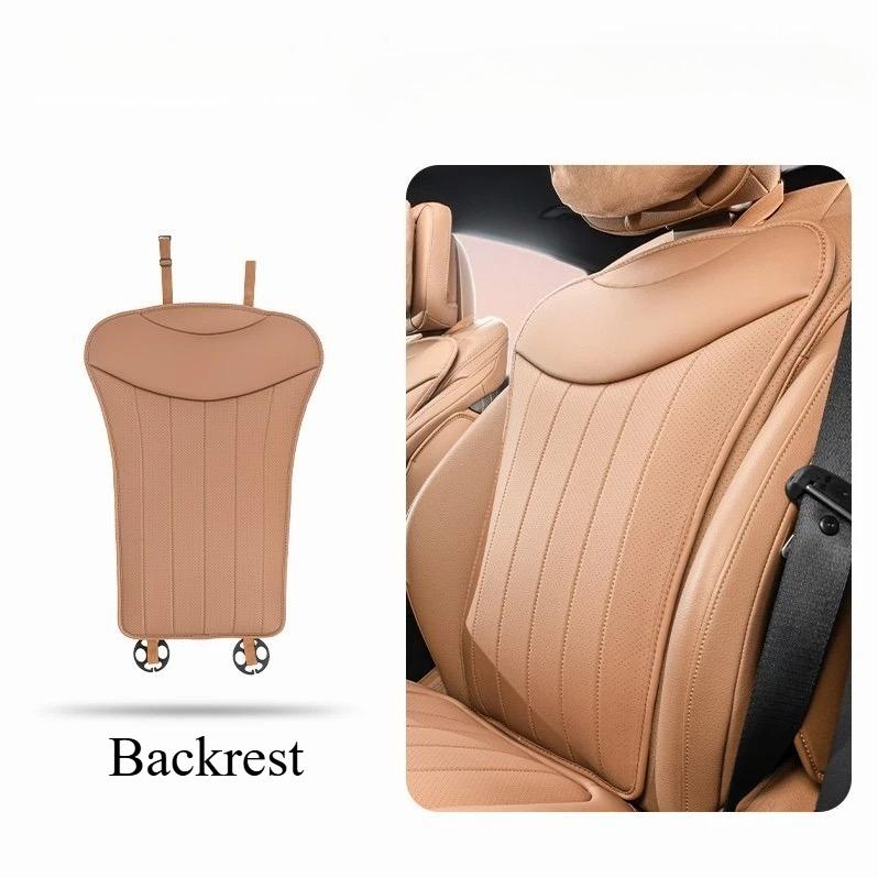 2025 Universal Car Seat Cushion Premium Breathable Perforated Design Four Seasons Cool Comfortable Chair Cover for Car Seats