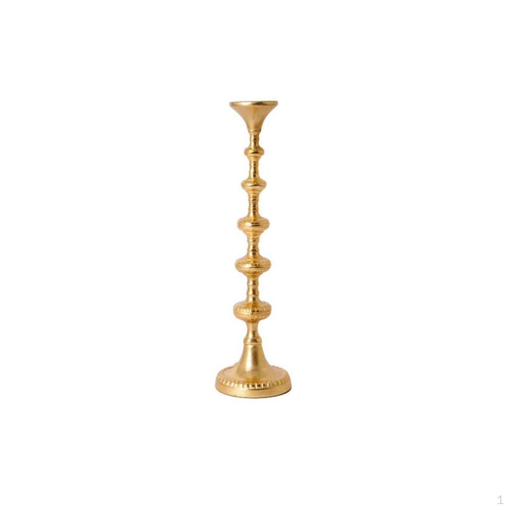 Column Candlestick Aluminum with Pedestal Tapered for Hotel Lobby