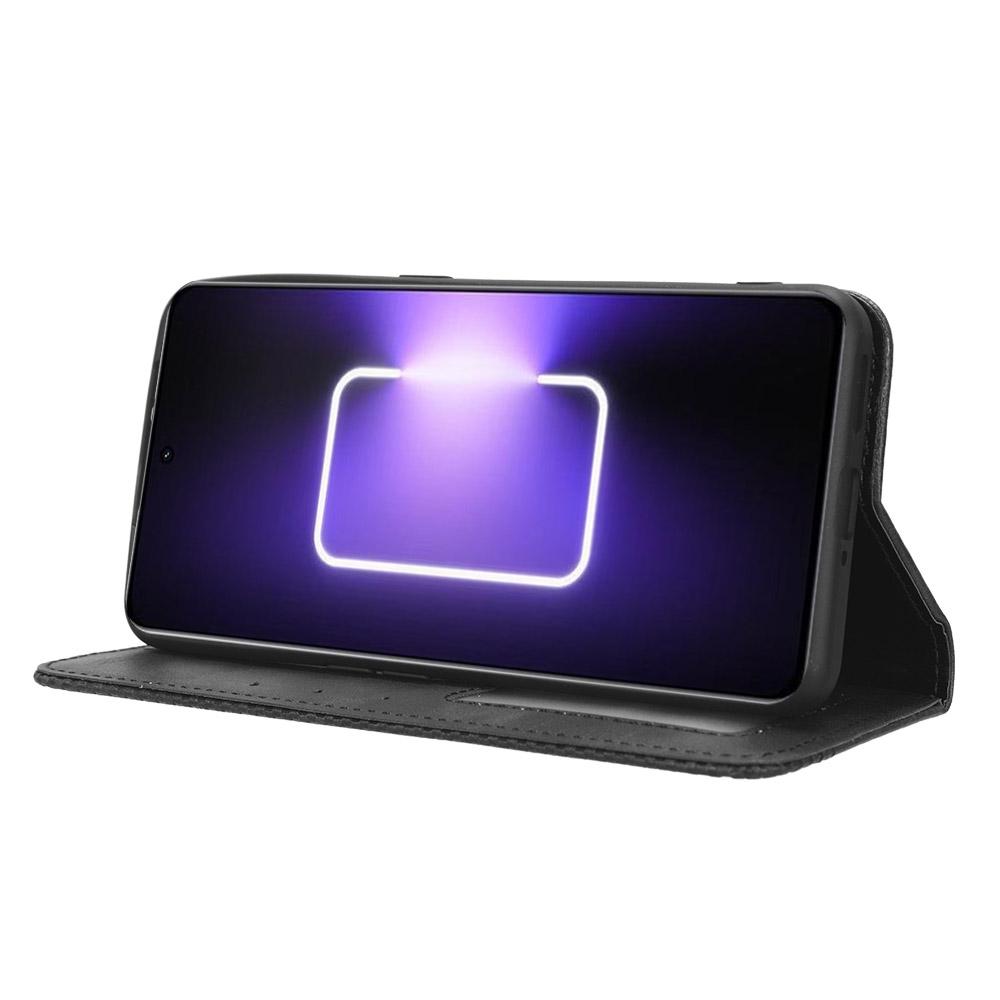 Für Realme GT Neo 5 5G/Neo 5 240W 5G/Realme GT3 5G PU Leder Handyhülle Retro Textur Ständer Brieftasche Schutz Handyhülle