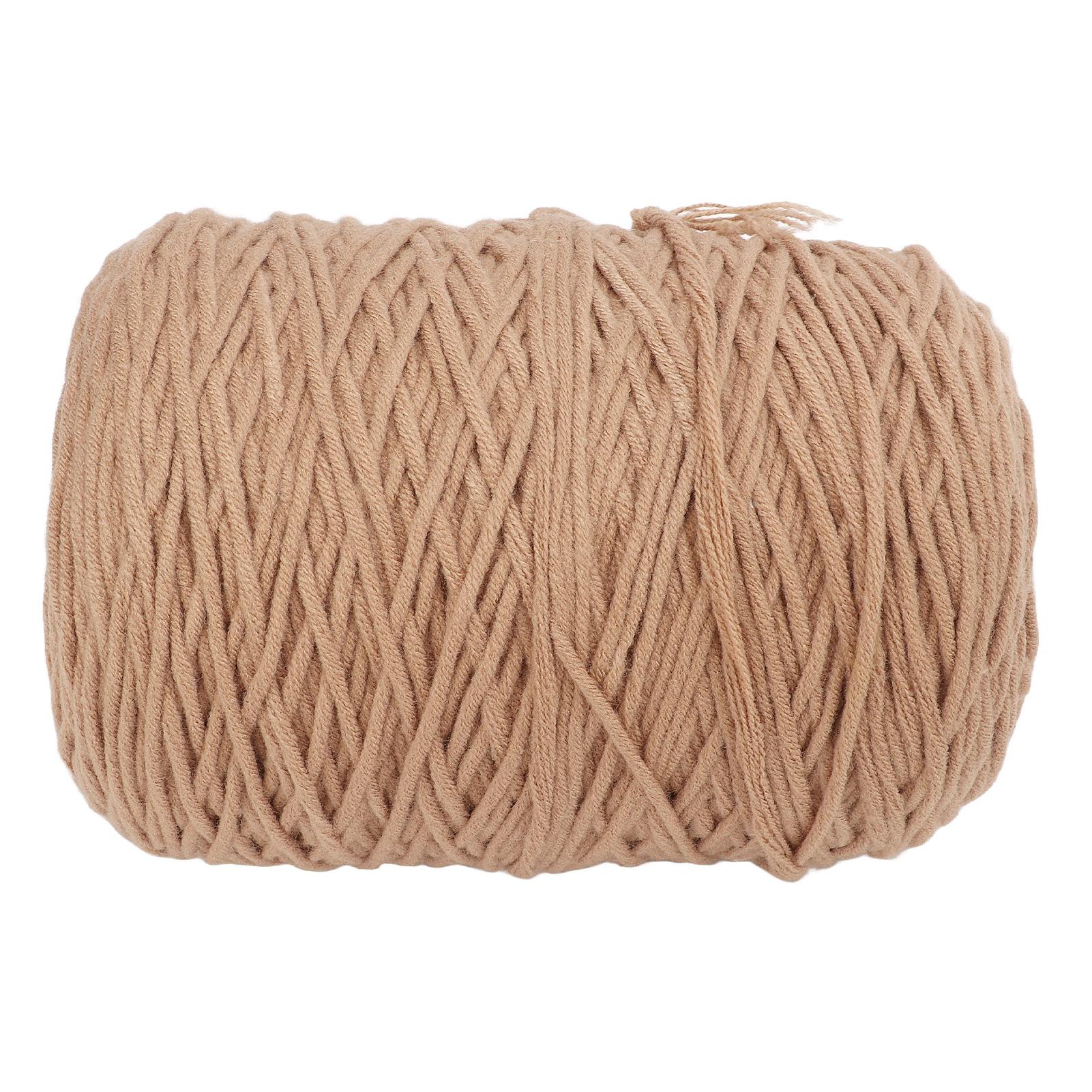 

Пряжа для вязания крючком Мягкая эластичная Удобная приятная для кожи Пряжа для вязания крючком Пряжа для тафтинга для самостоятельного изготовления хаки