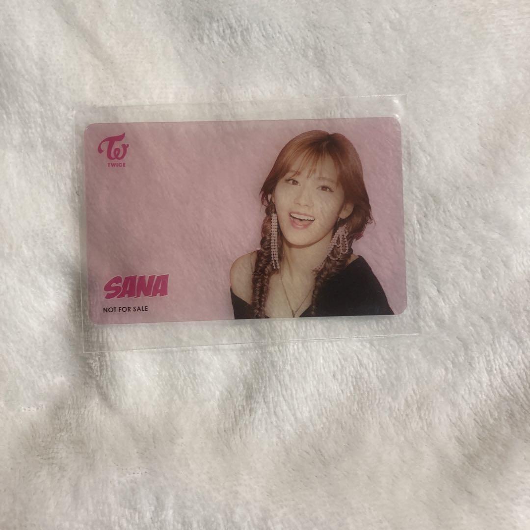 

[USED] TWICE one more time Sana clear card