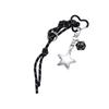 Lovely Heart Keychain Braided Rope Keyring Star Car Key Chain Backpack Handbag Charm Bag Charm Bag Pendant Ornaments