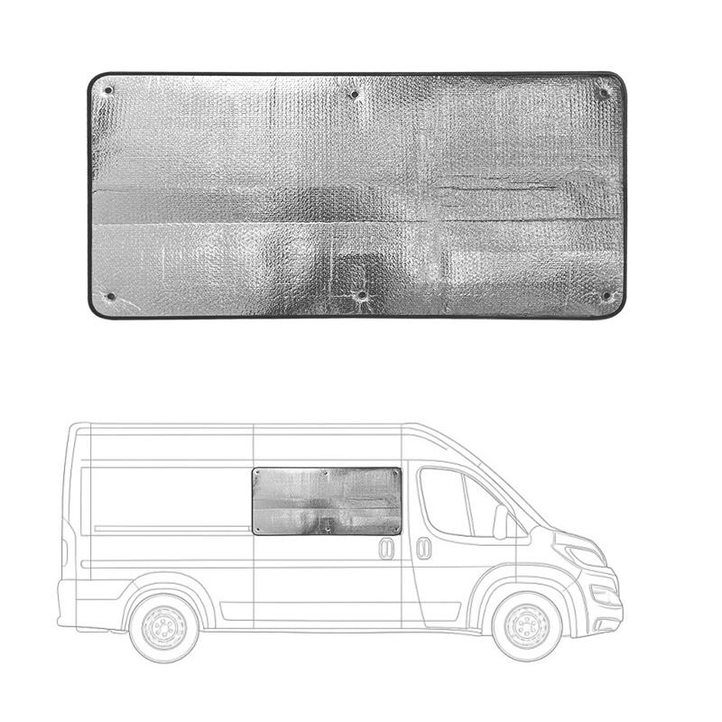 RV Sunshade Sliding Door Thick Thermal Window Blinds for Fiat Ducato Peugeot Boxer Citroen Relay Camper Motorhome Accessories