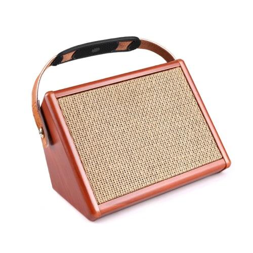 Portable Guitar Acoustic Amplifier Speaker with 2-Band EQ, Reverb, and Chorus Effects, Compatible with BT Devices, for Sound Amplification Production