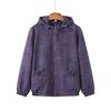 2026 Spring Printed Casual Loose Lapel Zipper Jacket for Middle-Aged and Elderly Women