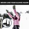 Sport Glove Safety Strap  Elastic Ski Glove Leash Holder  Ski Gloves Leash Handcuffs for Hanging Glove  for Skiing Snowboarding
