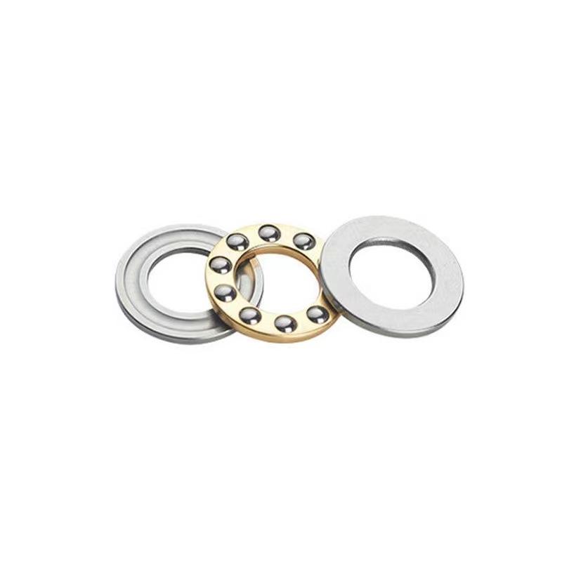 Miniature Flat Thrust Bearing F8-16M, 8mm ID x 16mm OD x 5mm Height, for Door, Window, Toy, Furniture, Hanging Basket Applications