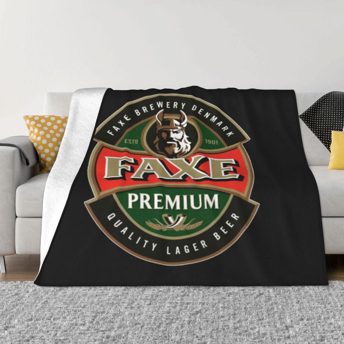 Faxe Premium Beer Custom Travel An Ultra-Soft Micro Fleece Blanket 30x40in