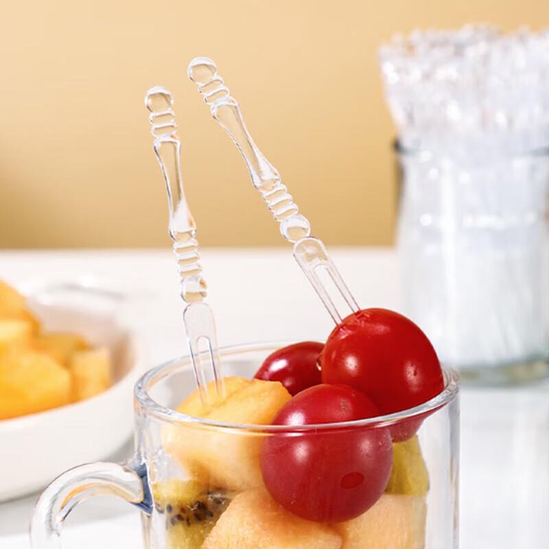Youshu Disposable Transparent Dessert Forks