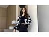 2023 Summer High Waist Black Slit Straight-Leg Petite Jeans
