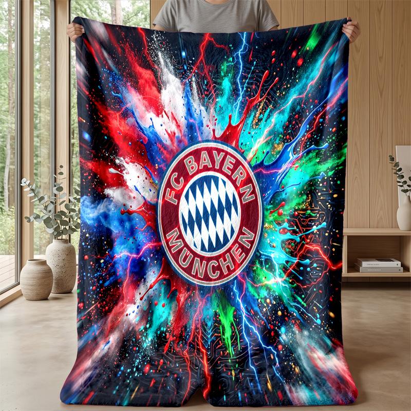 Bayern Munich Theme blanket Soft Flannel Blanket Plush Throw Blanket Cozy Sofa Bed Blanket for Home Decor