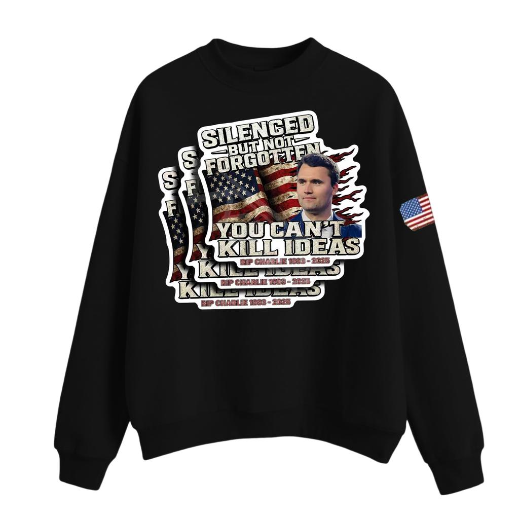 Women's Casual Fashion Round Neck Long Sleeve  Printed Sweatshirt