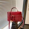 Spring and Summer New Product Trend Women's Storage Box Bag Simple Casual Portable Shoulder Messenger Bag