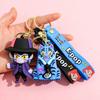 New KPOP Demon Team Keychain, Tiger Character PVC Figure Keychain, Cute Harajuku Style Key Ring for Kids & Fans Halloween