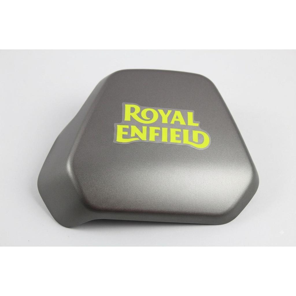 Royal Enfield "Skyline Blue Scram 411 Tank Panel With Sticker Left Side"