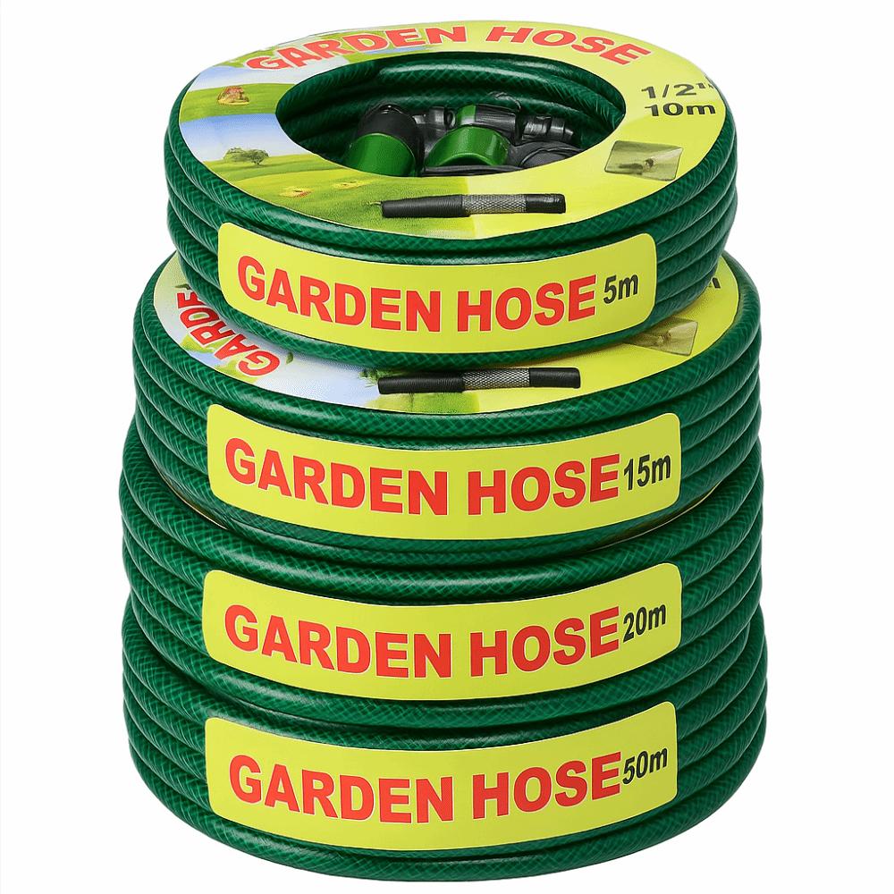 With Nozzles Plastic Water Pipe 5/10/15/20m Sprinkler Soaker Hose Garden Hose Set  Washing Cars